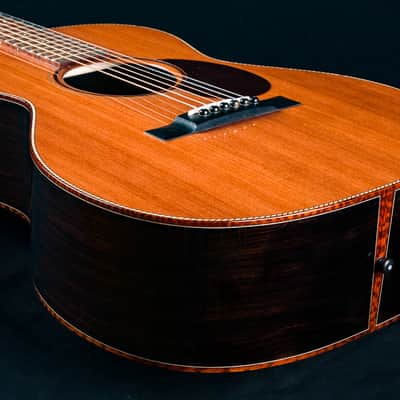 Santa Cruz H13 Custom African Blackwood and Fort Ross Chapel Redwood with Snakewood Inlays NEW image 14