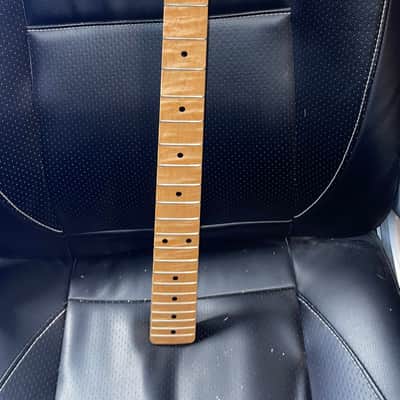 Warmoth Flamed Maple Telecaster Neck Clapton Profile 2000’s image 2
