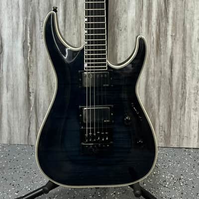 ESP LTD MH-1000 Evertune with Ebony Fretboard 2017 - Present - See Thru Black image 2