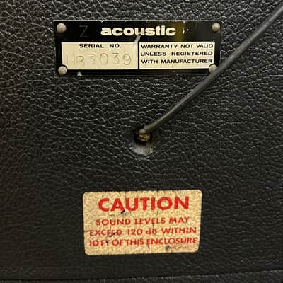 Vintage 1970s 'Acoustic 301' 300w 1x18" Baffle Speaker Cabinet - Hellrasiers image 5