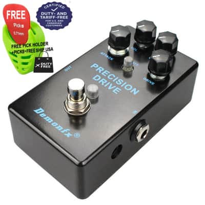 Demonfx Precision Drive Overdrive w/Gate Option, FREE PICKS + HOLDER+ FREE SHIP USA