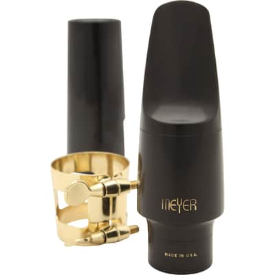 Meyer Alto Sax Hard Rubber Mouthpiece-6 - Short FACING/MEDIUM Chamber image 2