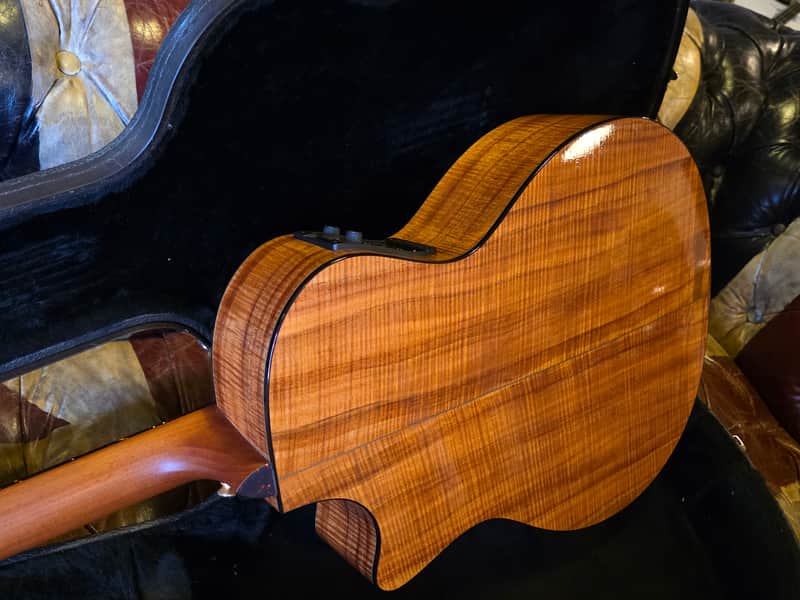 Taylor K-14 CE Koa AAAAA Flame Hawaiian Koa K14 K14ce GA Grand Auditorium Acoustic Guitar image 1