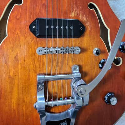 Eastman T64/V - Bigsby, Lollar Pickups, ES-330 Style - Excellent+ Condition! image 7