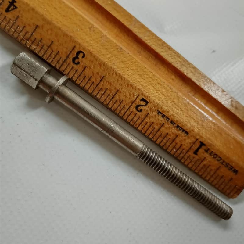 Leedy 3 1/16"12-24 Hex-Head T-Rod Snare Drum Tension Nickel Vintage30s Tensioner image 1