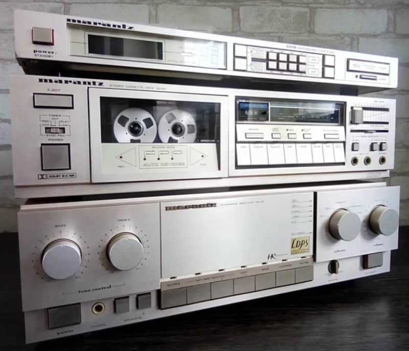 Marantz PM-55+SD-351+ST-430 Rare Vintage Set Cassette System Gold Japan Warranty image 1