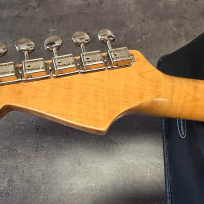 Fender Classic '50s Stratocaster 2000 Ash Body Flame Neck Custom Kinman HX Noiseless Pickups MIM Pro Mexican Strat Guitar image 11