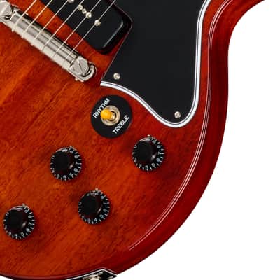 Epiphone Inspired by Gibson Custom 1960 Les Paul Special Double Cut Reissue-Cherry Red image 6