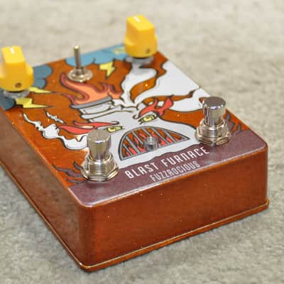 FUZZROCIOUS Blast Furnace / Disto Fuzz with Integrated Momentary Delay / Made In USA image 2