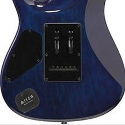 Ibanez Premium AZ427P2QM 7-string Electric Guitar - Twilight Blue Burst image 3