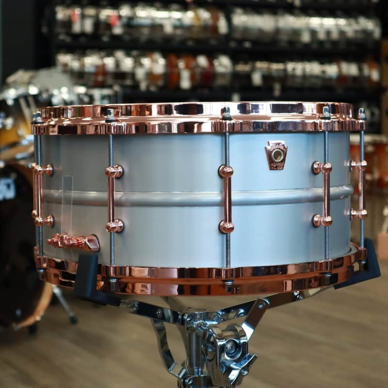 Ludwig 6.5x14" Acrophonic Snare Drum with Copper Hardware (LM405DTC) image 1