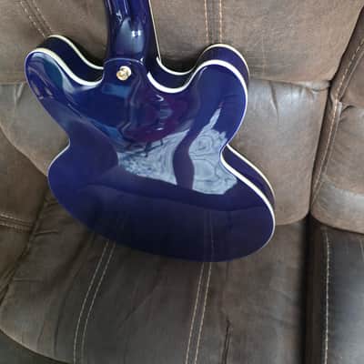 Epiphone Sheraton II Pro with Pau Ferro Fretboard 2019 - Midnight Sapphire with hard case image 10