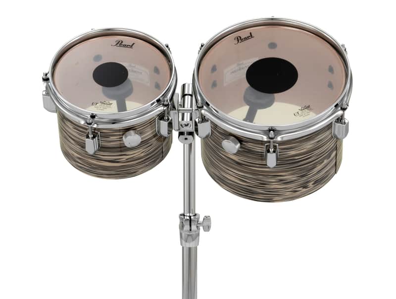 Pearl *Pre-Order* President Series 8x6" & 10x7" Desert Ripple Concert Tom Drums Set w/Stand | NEW | Special Order | Authorized Dealer image 1