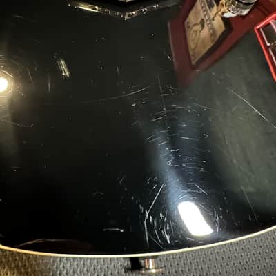 2016 Gretsch G2622 Streamliner Center Block Double-Cut with V-Stoptail - Black w/ TV Jones Pickup image 4