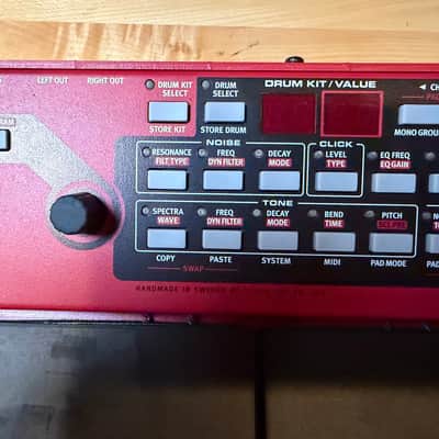 Nord Drum 3P 6-Channel Modeling Percussion Synthesizer 2016 - Present Red image 2