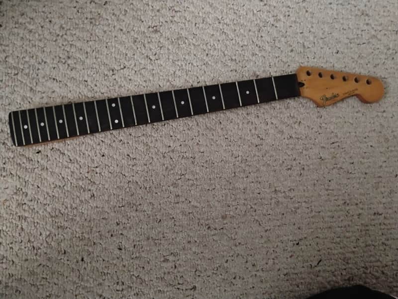1980s Fender Stratocaster 1962 JV Reissue Vintage Japan Neck Original, FujiGen, part for luthier project restoration Nice early 1980s 80s neck image 1