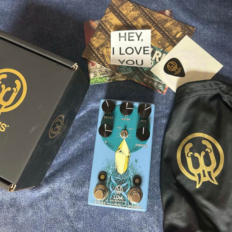 2025 Walrus Audio L m Texture Engine Muted Blue Matte