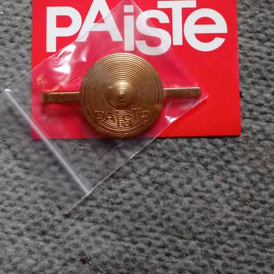 Paiste Rare, Collectable, Vintage top tie clip "gold coloured" 70s-80s  - Brass ( "Gold") image 2