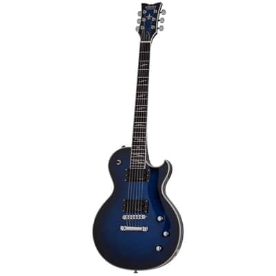 Solo-II Supreme - See Thru Blue Burst Schecter image 3