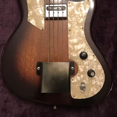 Guyatone Orpheum  Bass model 1202 Fixed Neck  1957-1962 Sunburst image 2