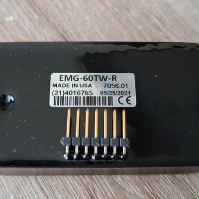 EMG 60 TW-R Dual Mode Split Coil Active Neck Humbucker Pickup 6 String Guitar image 3