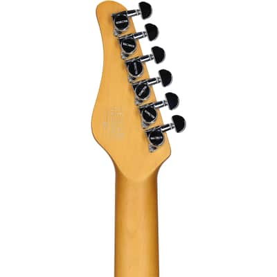 Schecter MV-6 Electric Guitar, with Maple Fingerboard, Gloss Black image 8