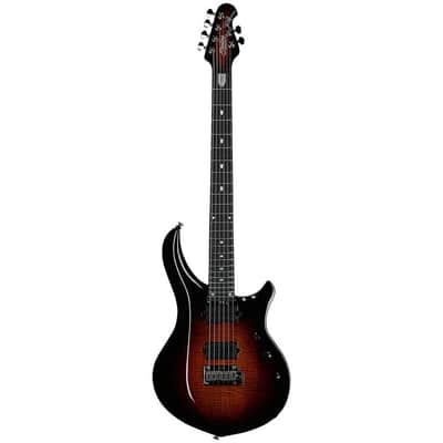 Sterling by Music Man MAJ200XFM Majesty Electric Guitar, Tiger Eye, Open Box (Very Good) image 2