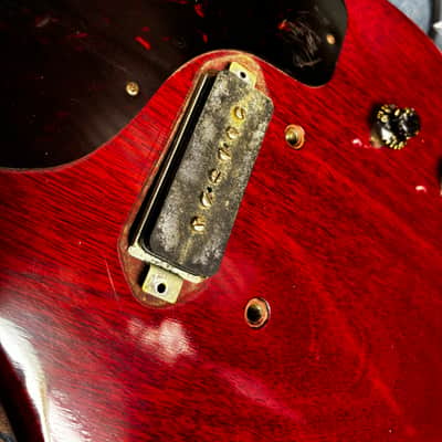Gibson Les Paul Junior Double Cutaway 1960 - Cherry image 23