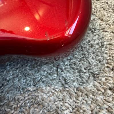 Fender Jaguar MIJ 1996 - Candy Apple Red - 50th Anniversary Edition - Made in Japan image 6