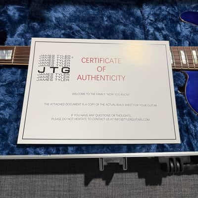 James Tyler JTG M-1 2025 - Jim Burst Metallic image 22