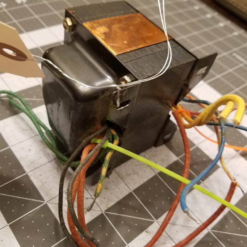 Woodward Schumacher 54-105 Transformer 380-0-380 / 6.3 V Heathkit Vintage Power IO-10 Tested Tube Amp Project 1958 image 1