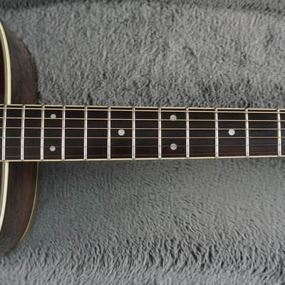 Morris TF-50SP Japan Acoustic Brazilian Rosewood w/ Hard Case image 7