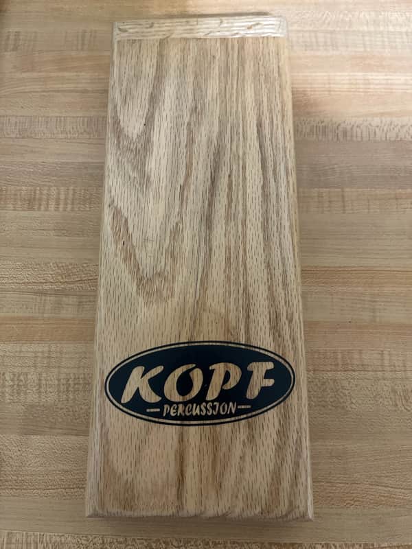 Kopf Percussion ToeKicker Oak Acoustic Stompbox — Unused, w/ Original Paperwork image 1