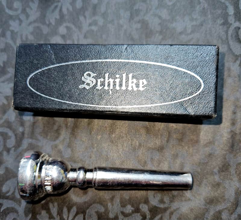 Schilke Trumpet Mouthpiece 15 1990s - Silver Plate image 1