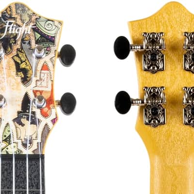 Flight TUC-40 GRANADA Concert Travel Ukulele New - Arabic patterns of the Alhambra Palace image 7