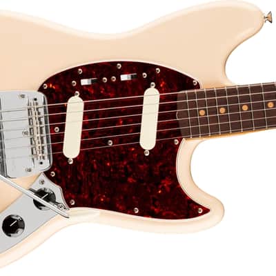 Fender VinteraÂ® III Mid '60s Mustang Electric Guitar Olympic White image 2