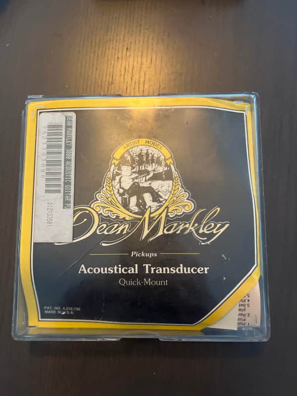 Dean Markley Acoustical Transducer 1990’s - Black image 1