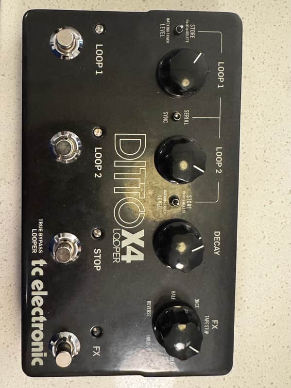 TC Electronic Ditto X4 Looper 2016 - Present - Black image 1