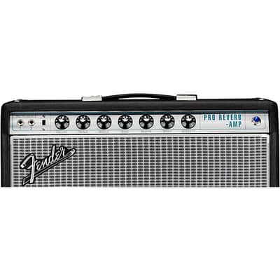 Fender '68 Custom Pro Reverb 40-Watt 1x12" Guitar Combo - Black image 4