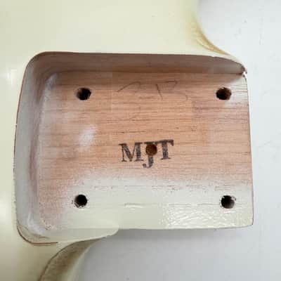 MJT Stratocaster Body Alder Relic Nitro Vintage White Light mjt6646 image 9