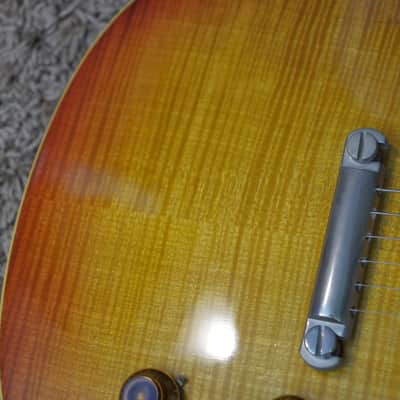 Video! 1984 Gibson Aldo Nova Les Paul Standard Reissue XPL Sunburst Les Paul with Explorer Headstock image 7