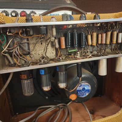Fender Deluxe 5E3 Narrow Panel 15-Watt 1x12" Guitar Combo 1955 - 1960 - Tweed image 7