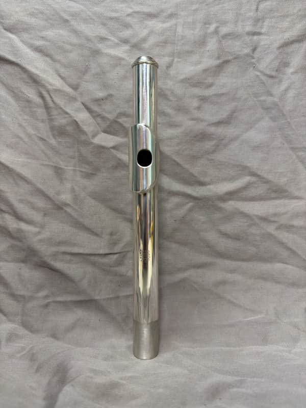 WS Haynes flute head joint P cut 1960’s +/- - Sterling silver image 1