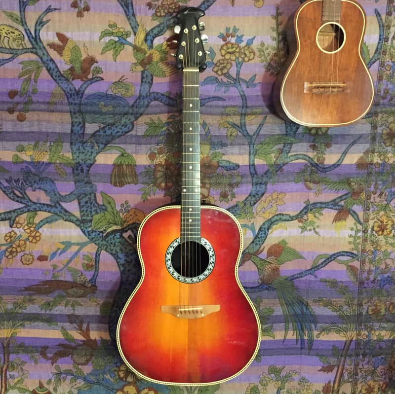 Ovation Matrix USA made acoustic guitar 1978 aluminum neck | Reverb