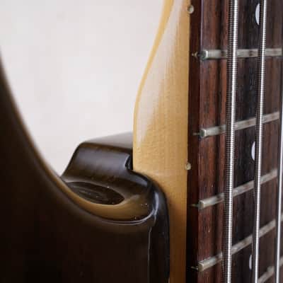Fender Pro Feel JBR-80R Jazz Bass MIJ 1990 See-Through Black Made in Japan Fujigen w/ Bag image 18