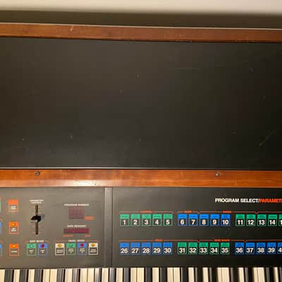 Rhodes Chroma 64-Key 16-Voice Polyphonic Analog Synthesizer 1982 - 1984 - Black w/ Wood Sides image 10