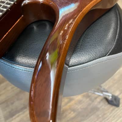 Hondo II HP-1081 Longhorn Guitarlin 31 Frets 1980 - Walnut image 18