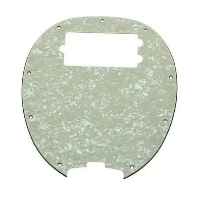 Music Man Stingray 4-String Bass Pickguard - 3-Ply Aged Pearl image 1