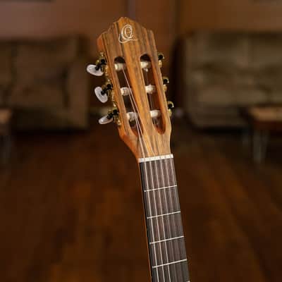 Ortega RCE131SN Family Series Pro Solid Cedar Top Mahogany Neck Cutaway Nylon 6-String Classical Acoustic-Electric Guitar w/Gig Bag image 22