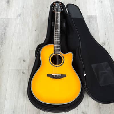 Mint Ovation Pro Series 2762BL-HB-G Deep Contour Acoustic-Electric Guitar, Solid AAA Spruce, Honey Burst image 12